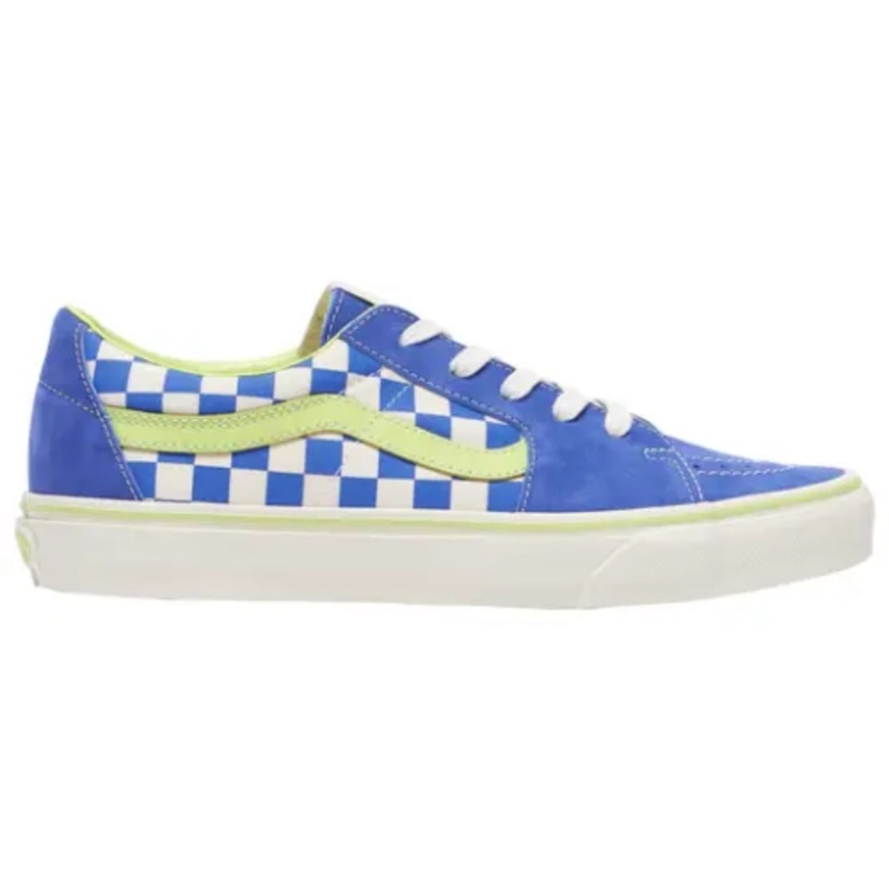 Vans SK8 Low Men's, Checkboard Blue-Green,